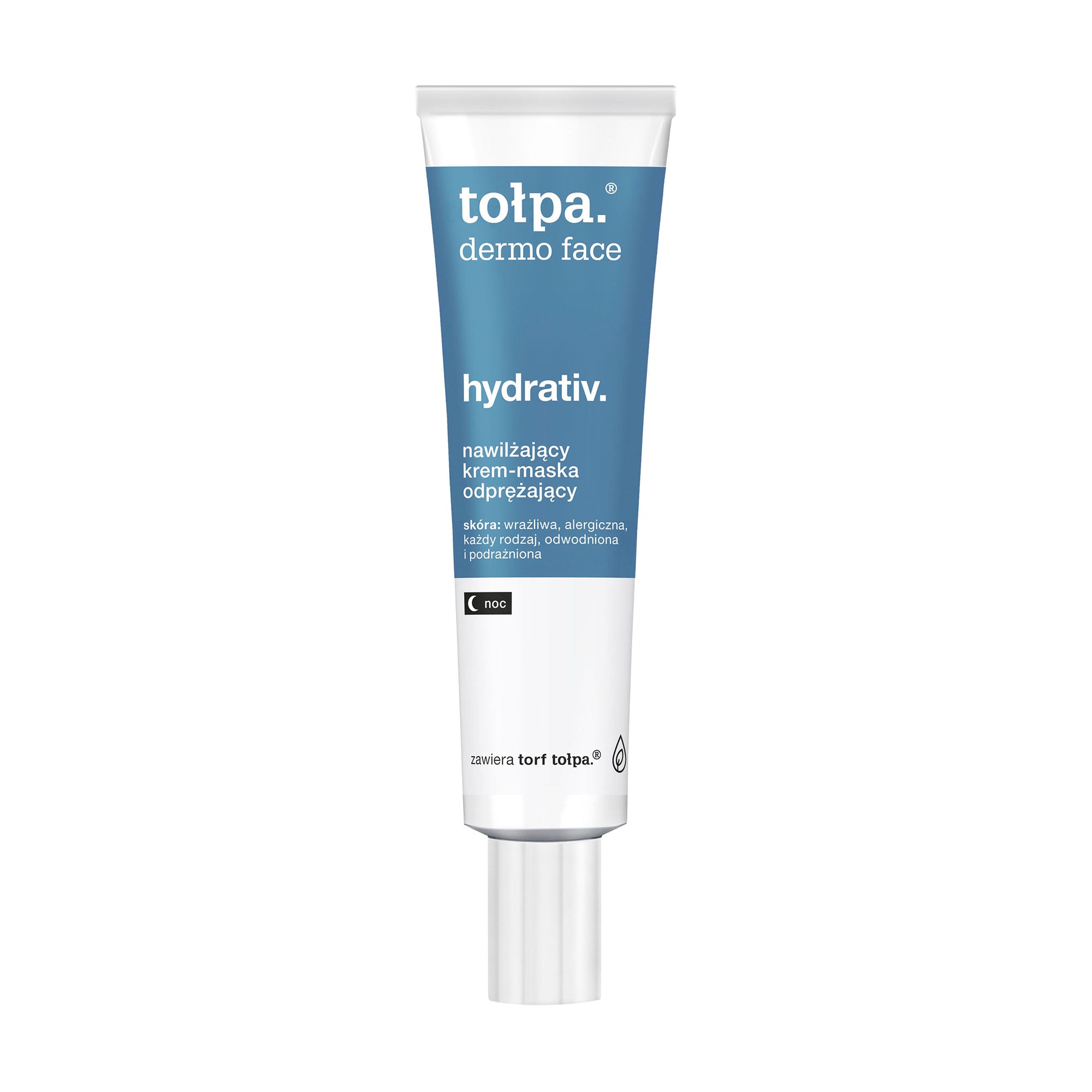 Нічна зволожувальна крем-маска для обличчя Tolpa Dermo Face Hydrativ Face Mask, 40 мл